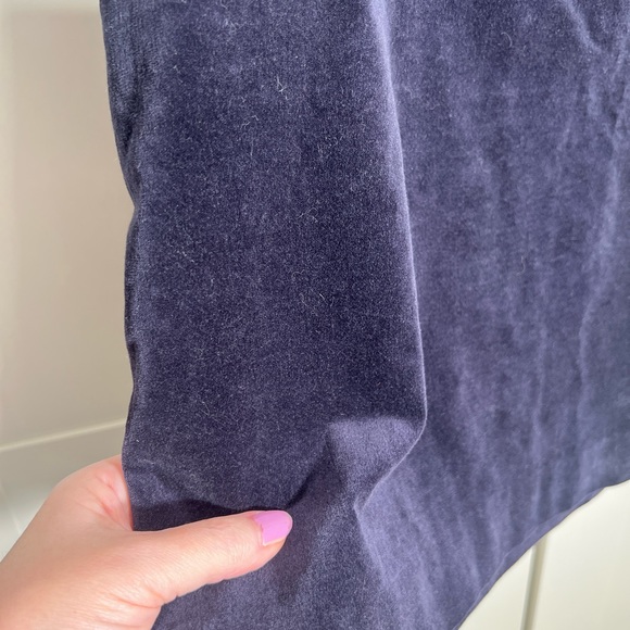 Talbots Dk Purple Velvet Skirt - Picture 9 of 9